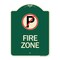 Signmission No Parking Symbol Heavy-Gauge Aluminum Architectural Sign, 24" x 18", G-1824-24653 A-DES-G-1824-24653 - alternate 1